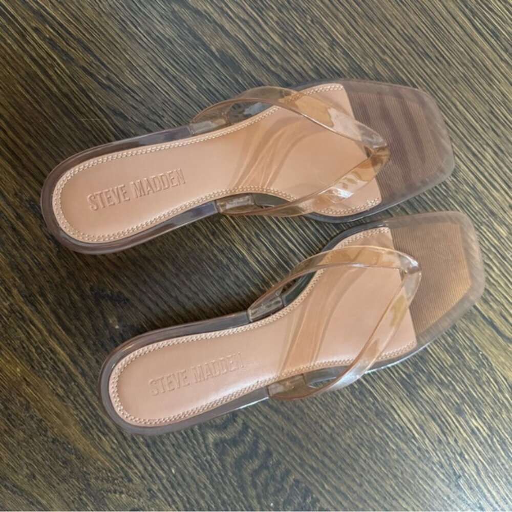 Steve Madden Tracie-J Tan Jellie Sandals